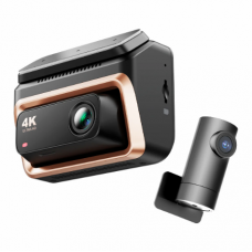 Automobilinis vaizdo registratorius DDPAI Z60 Pro Dual 4K su 4G, Wi-Fi, Bluetooth, GPS